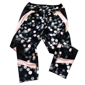 Avia Girls Black + Pink Athletic Leggings Size 14/16